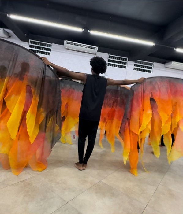 Big flags fire UNIDADE