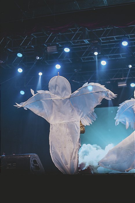 KIT 01 PIPA ANJO + 01 PAR ASAFLAGS BRANCA LED