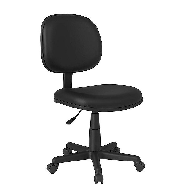 Cadeira Giratória Executiva Baixa Lisa Sem Braços - 31000 - Casa das Cadeiras Anápolis