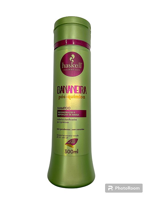 Haskell Shampoo Bananeira Pós Química 300ml