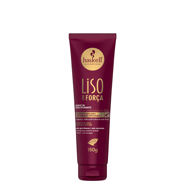 Leave-In Disciplinante Haskell Liso Com Força 150g