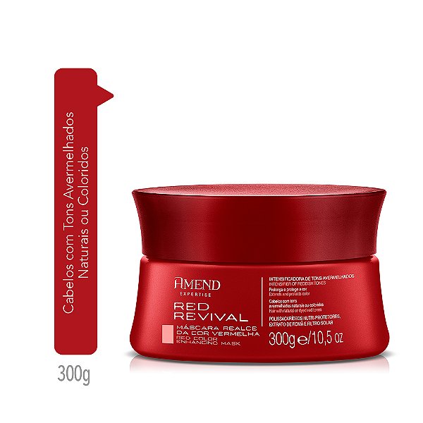 Máscara Amend Expertise Realce da Cor Red Revival 300g