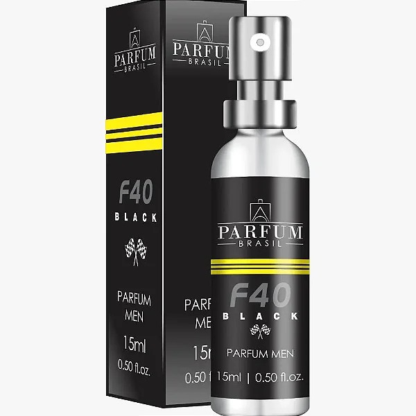 F40 Black Perfume Masculino 15ml - Parfum Brasil