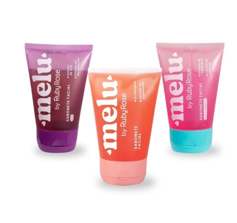 Sabonete Esfoliante Facial Melu By Ruby Rose 100ml