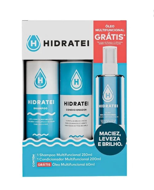 Kit Hidratei Hidratação Completa com Óleo Multifuncional