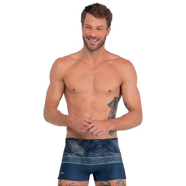 Sunga Boxer Mash Com Forro E Cordão Adulta Estampada