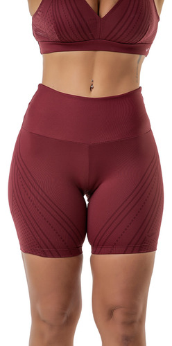 Bermuda Fitness Estampada Levanta Bumbum Elite Plus Size