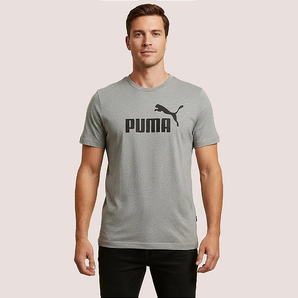 Camiseta Puma Algodão Com Logo Estampada Para O Dia A Dia