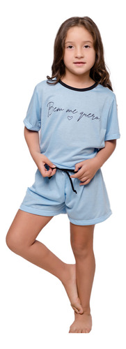 Pijama Infantil Menina Fresco Com Estampa Divertida