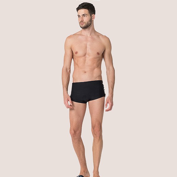 Sunga Praia Masculina Lisa Moda Praia Fila Modelo Sungão