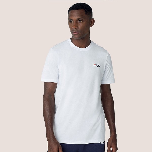 Camiseta Fila Regular Classic Conforto Com Tecido Premium