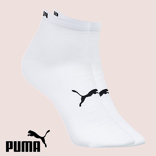Meia Puma Cano Baixo Com Absorção De Suor Fitness