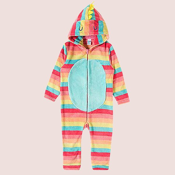 Pijama Tiptop Infantil Peludinho Bichinho Inverno Com Capuz