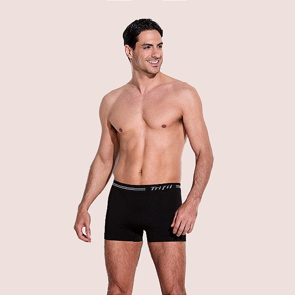 Kit 2 Cuecas Boxer Sem Costura Microfibra Masculino - Trifil