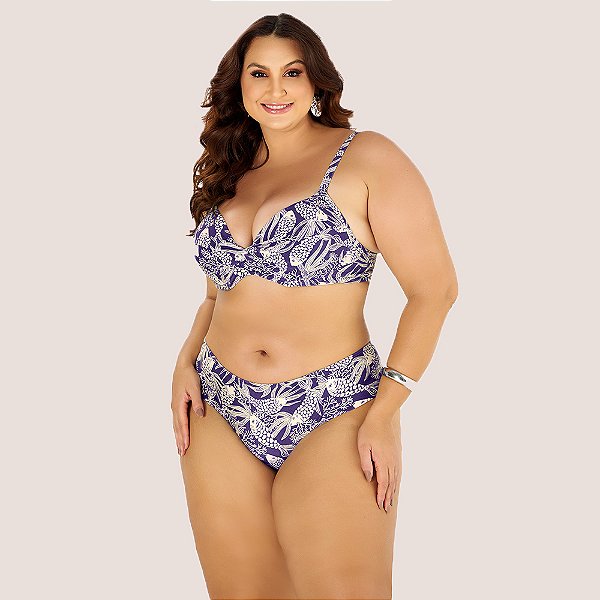 Conjunto Biquíni Banho De Mar Moda Praia Plus Size