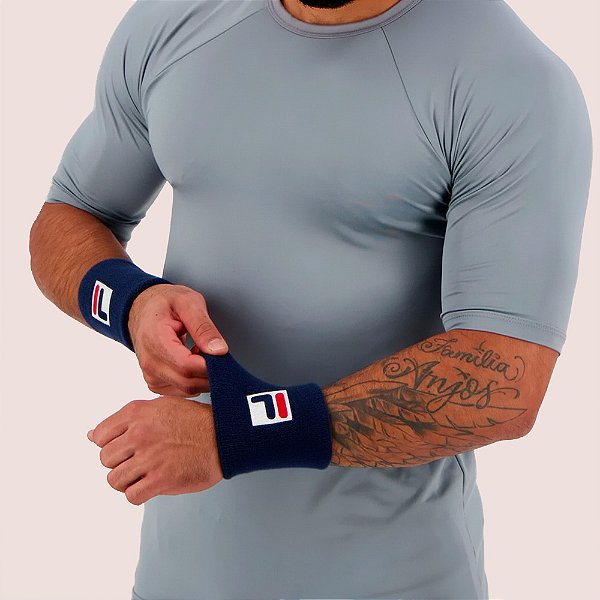 Par de Munhequeiras Fila Algodão Confortável