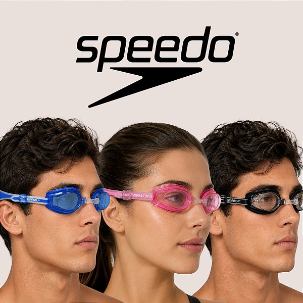 Óculos Speedo Izy AD Natação Adulto Antiembaçante Ajustável Proteção UV Piscina Original