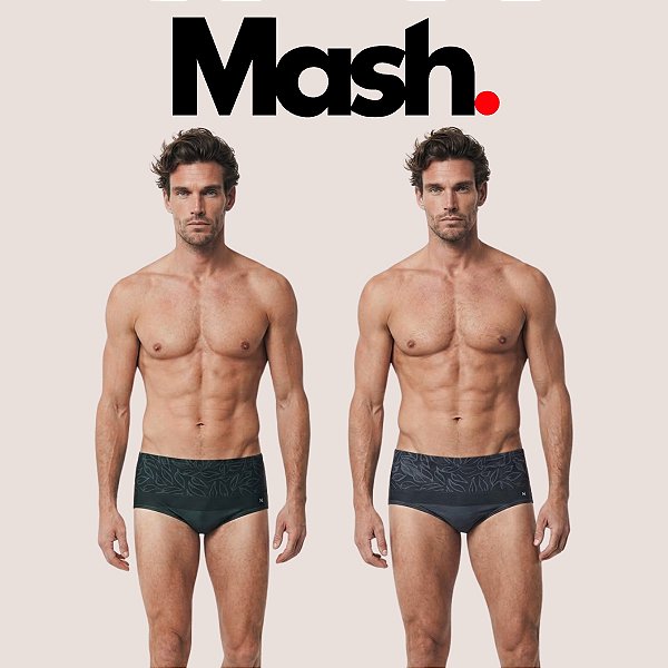 Sunga Masculina Mash Sungão Tradicional Estampada Cordão Ajustável Esporte Piscina Original