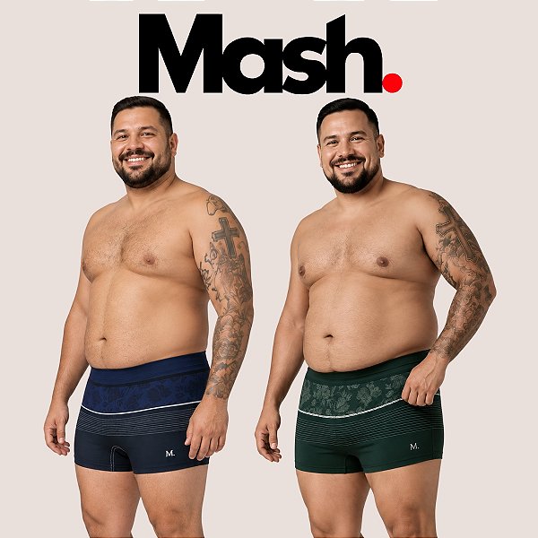 Sunga Boxer Plus Size Mash Adulto Masculina Tradicional Sungão Praia Piscina Original