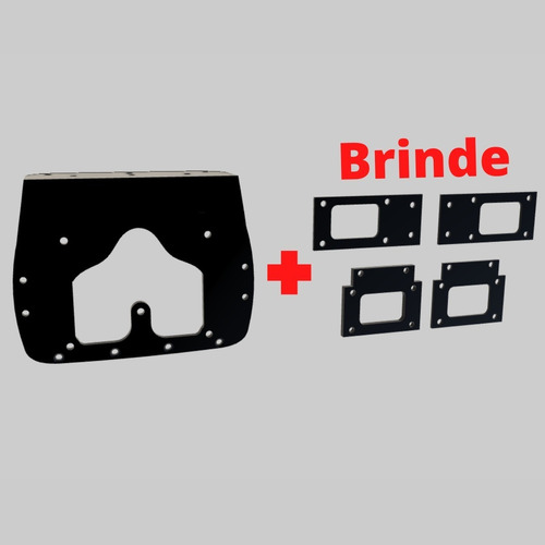 Suporte Fueltech Ft450 - Ft550 + 4 Suporte WBO2