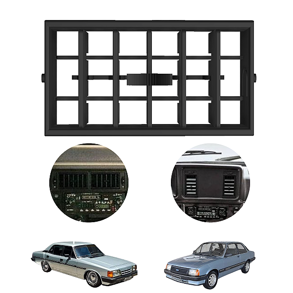 Difusor de Ar Painel Opala 88 até 92 e Chevette 83 até 93