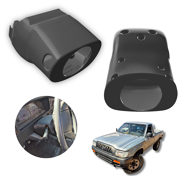Moldura Completa Chave Seta Volante Hilux 1992 até 2004