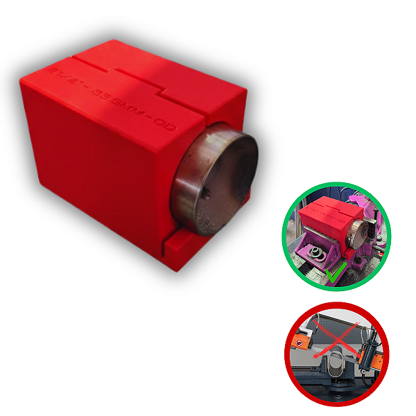 Gabarito Guia Marcação Corte Tubo Reto OD