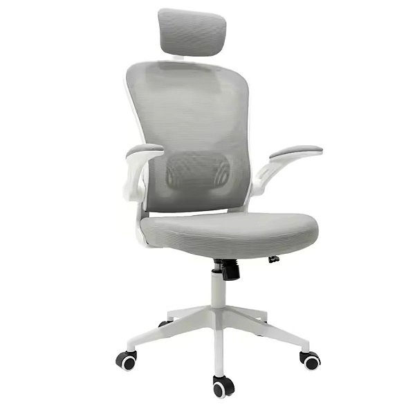 Cadeira De Escritório Brin7 Ergonômica  Mesh Ajuste  Lombar