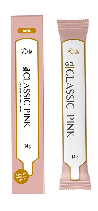 Refil Gel Classic Pink Volia 14g