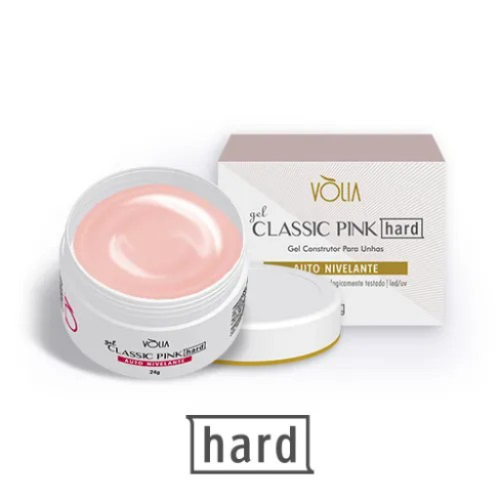 Gel Auto Nivelante Classic Pink Hard Volia 24g