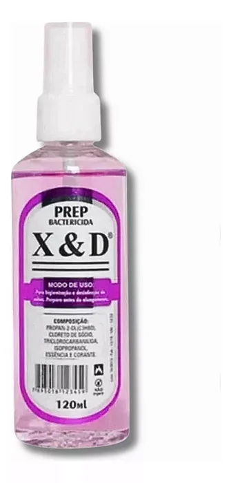 Spray preparador Prep profissional antibactericida X&d 120mL