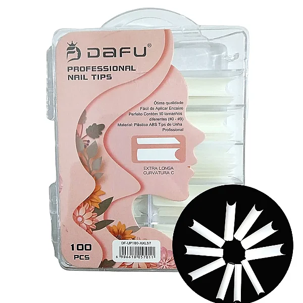 DAFU UNHA NAIL TIPS DF-UP 100-XXL57