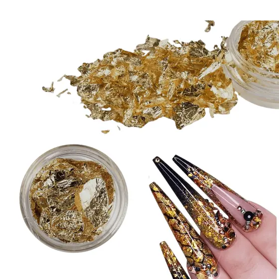 FOLHA DE OURO DOURADO PEQUENO