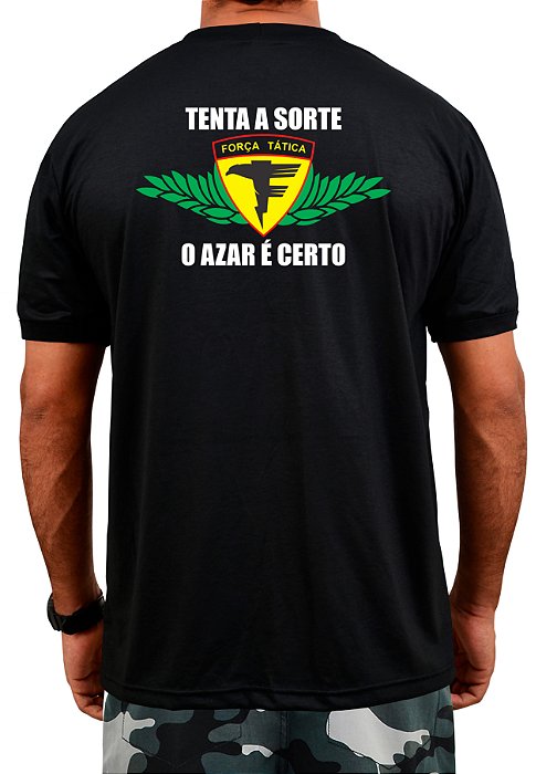 CAMISETA POLÍCIA FORÇA TÁTICA (BREVÊ)