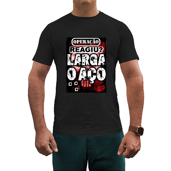 CAMISETA OPERACIONAL REAGIU