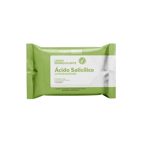 Dermachem Lenço Demaquilante Ácido Salicílico Antioleosidade - 25un