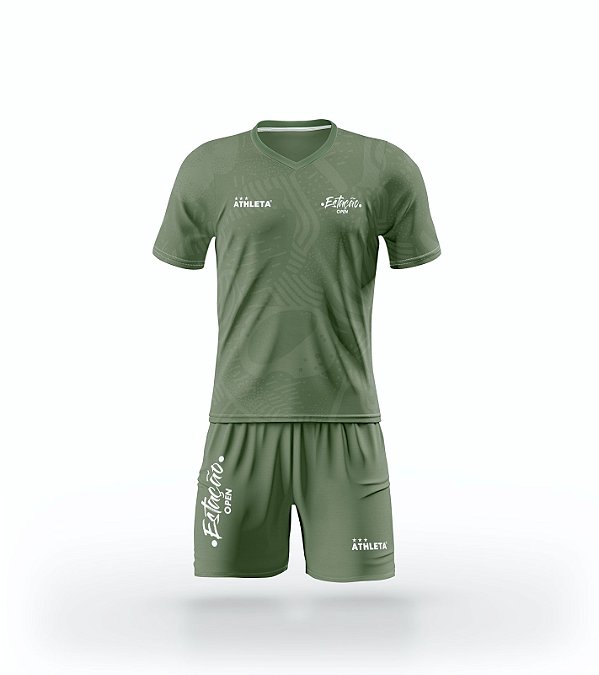 KIT VERDE MILITAR MASCULINO