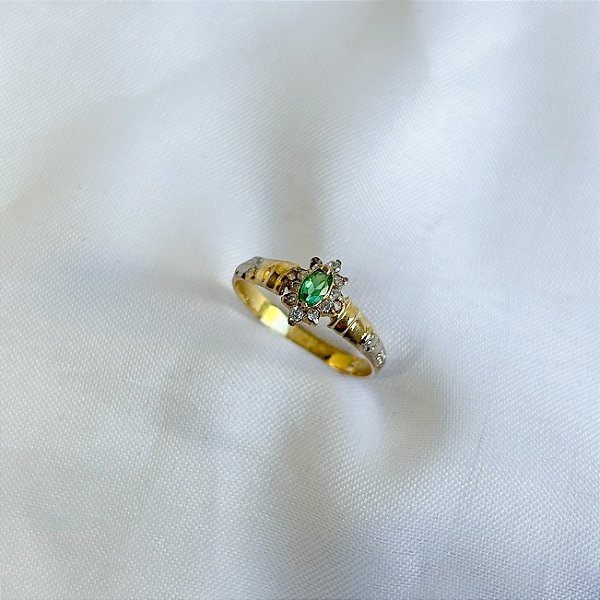Anel de formatura AO80 - Ouro 10k e 18k