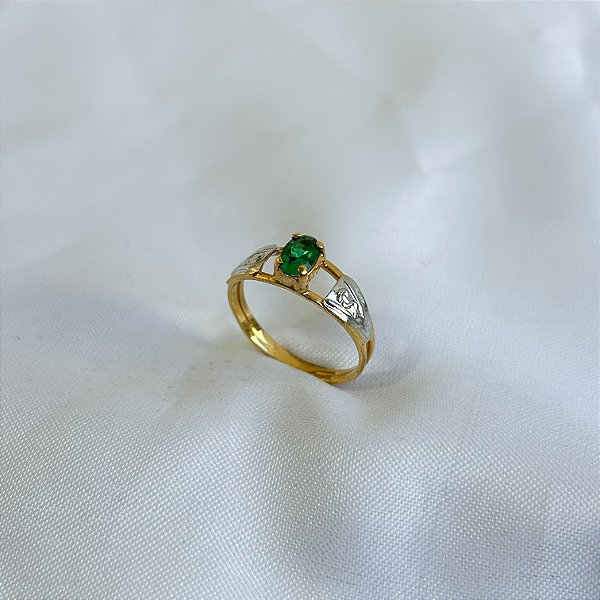 Anel de formatura AO108 - Ouro 10k e 18k