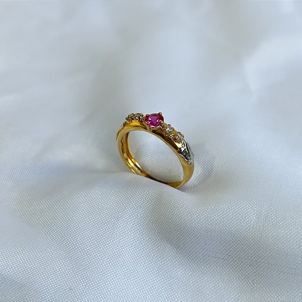 Anel de formatura AO73 - Ouro 10k e 18k