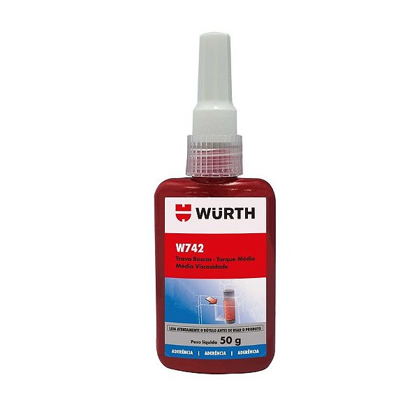 Trava Roscas de Médio Torque W742 50g - Wurth