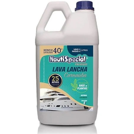 Lava Lancha com Cera 5L – Rende 40 Lavagens