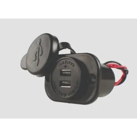 Carregador USB náutico redondo PT