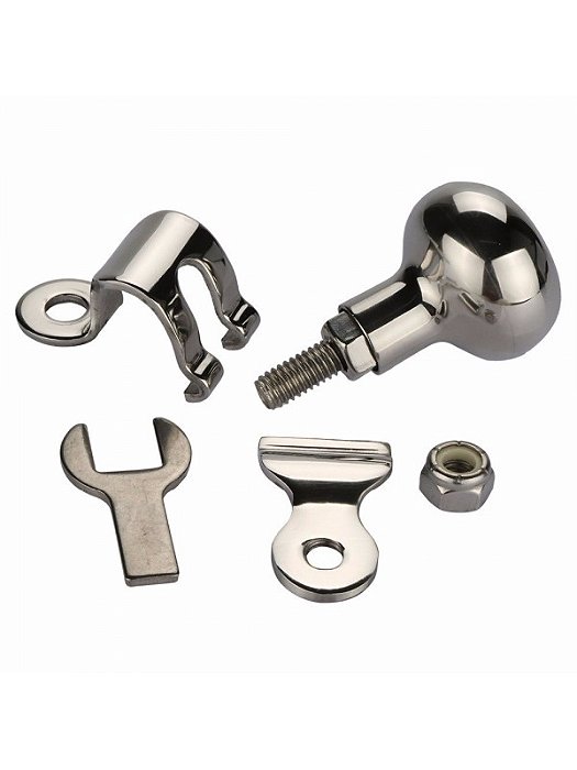 Knob em aço inox para volantes
