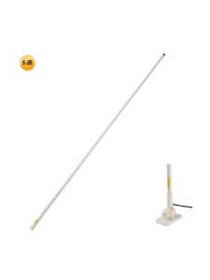 Antena VHF 6DBS portofino - 2,3M em fibra de vidro.