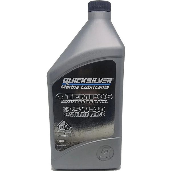 Óleo para motor 4 tempos QUICKSILVER 25W40 1L