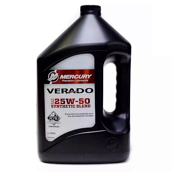 Óleo Mercury verado 25W-50 4 tempos 4 Litros