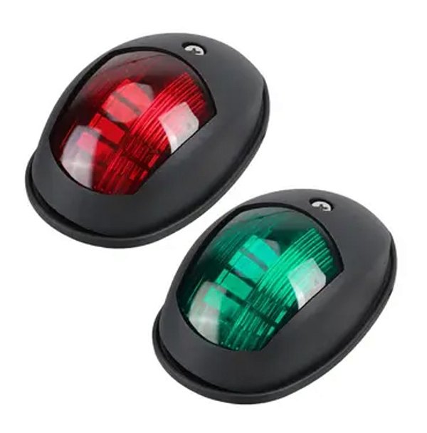 Luz de Navegação Bombordo e Boreste Cor Preta 12-24v