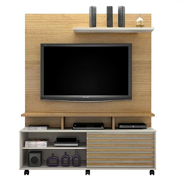 Home Star para TV de até 65' Larg. 1,50m Cinamomo/Off White