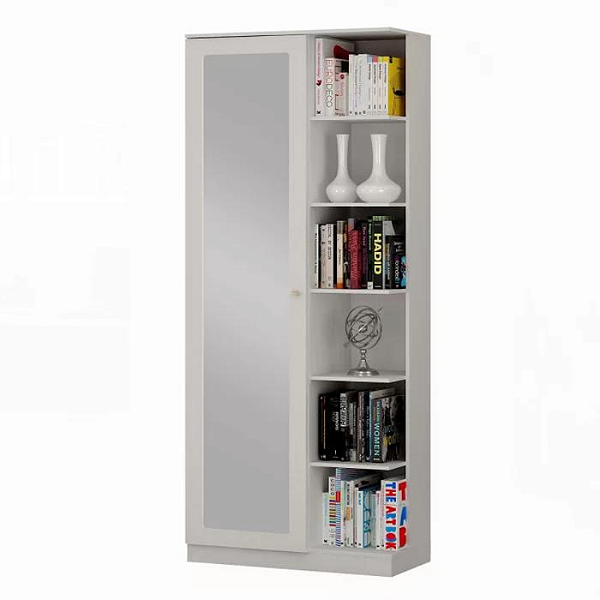 Multuso com Espelho João Pessoa 01 Porta Larg. 70cm Branco